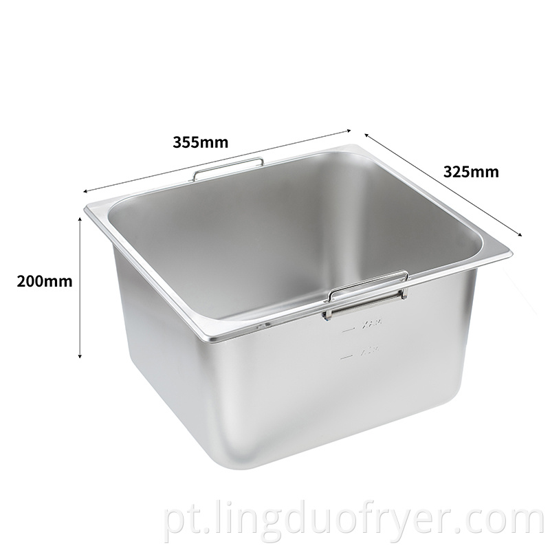 electric deep fryer oil tank